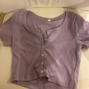 purple brandy Melville top